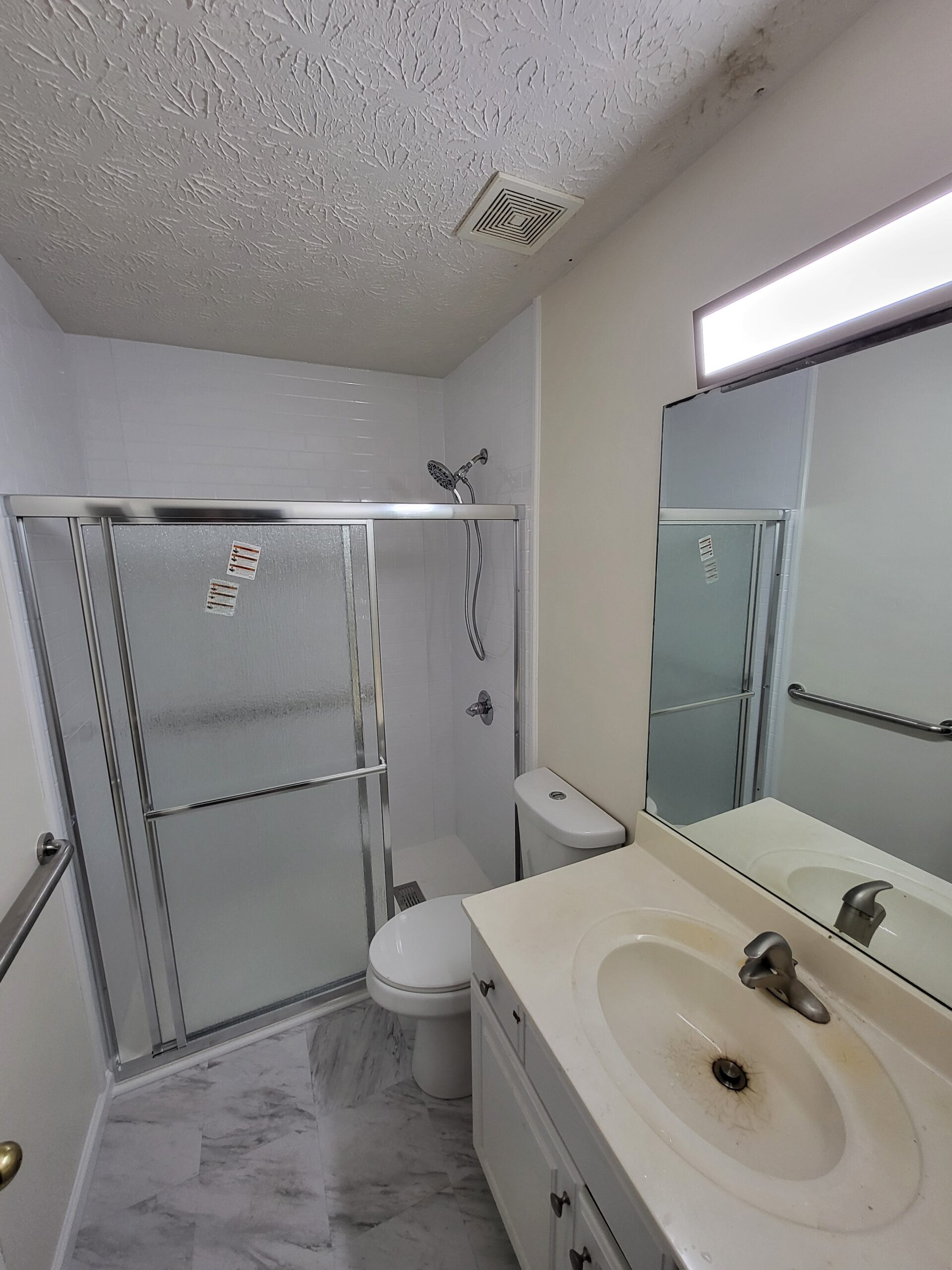 Completed VA HISA accessible shower remodel