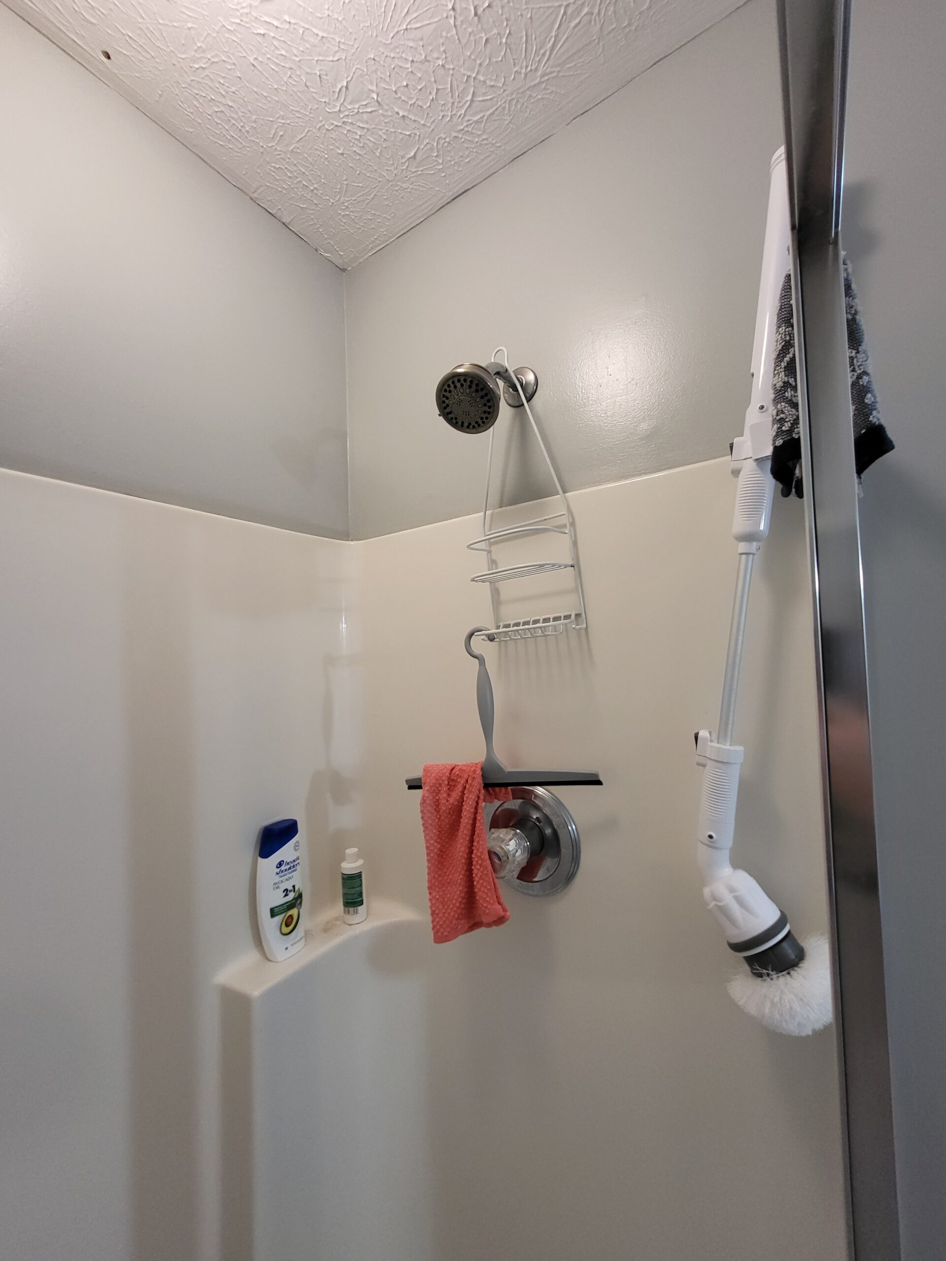 Bathroom before accessible shower remodel